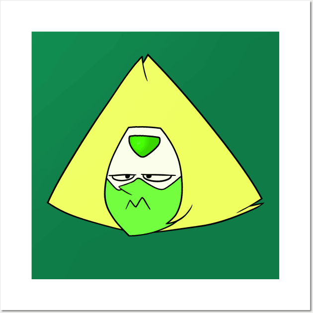 Peridot Unamused Wall Art by WatermelonSoap